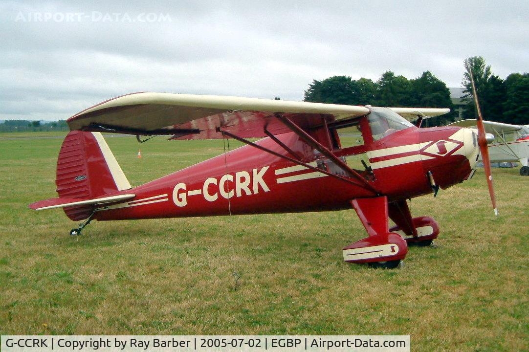 G-CCRK, 1946 Luscombe 8A C/N 3186, Luscombe 8A Silvaire [3186] Home~G 02/07/2005