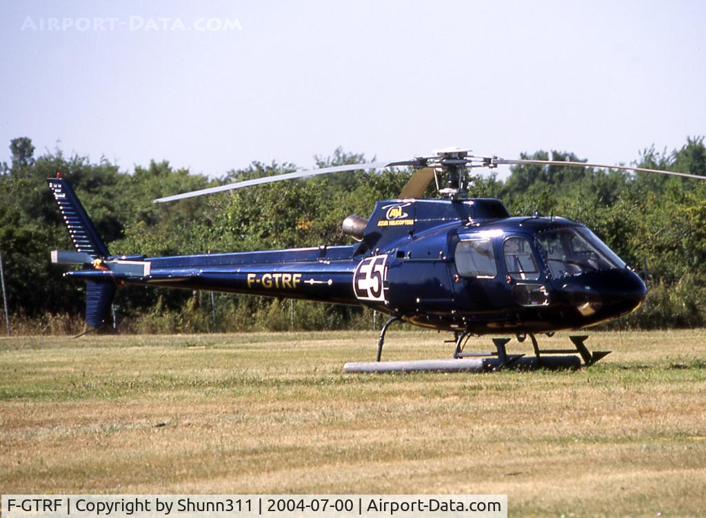 F-GTRF, Eurocopter AS-350B-2 Ecureuil Ecureuil C/N 9034, Parked at the heliport during French Formula One GP 2004