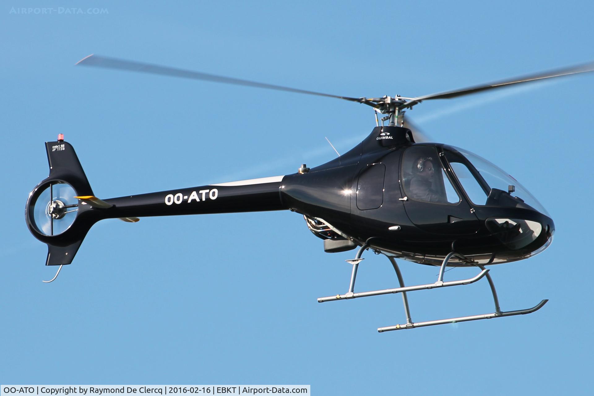 OO-ATO, 2015 Guimbal Cabri G2 C/N 1130, About to land at Wevelgem.