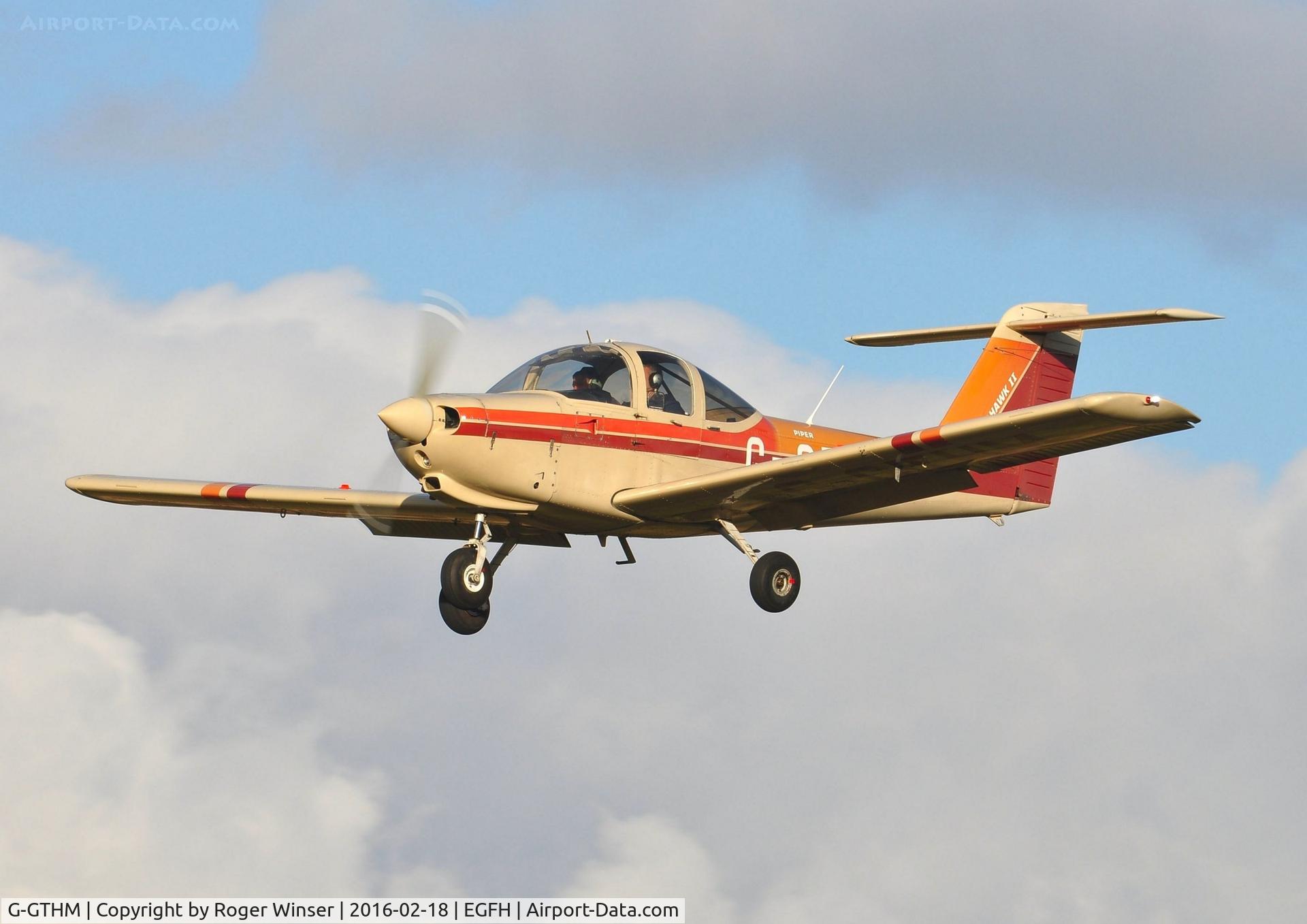 G-GTHM, 1981 Piper PA-38-112 Tomahawk Tomahawk C/N 38-81A0171, Resident Tomahawk operated by Cambrian Flying Club.