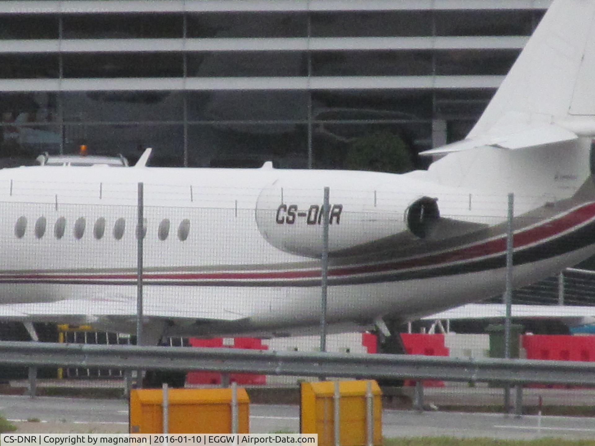 CS-DNR, 2000 Dassault Falcon 2000 C/N 120, long shot across apron