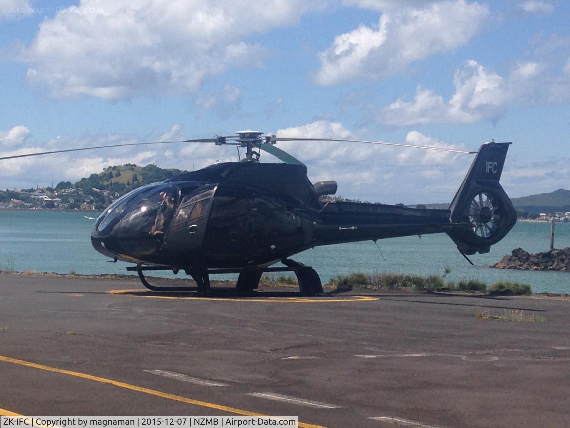 ZK-IFC, Eurocopter EC-130B-4 (AS-350B-4) C/N 3938, at docks heliport