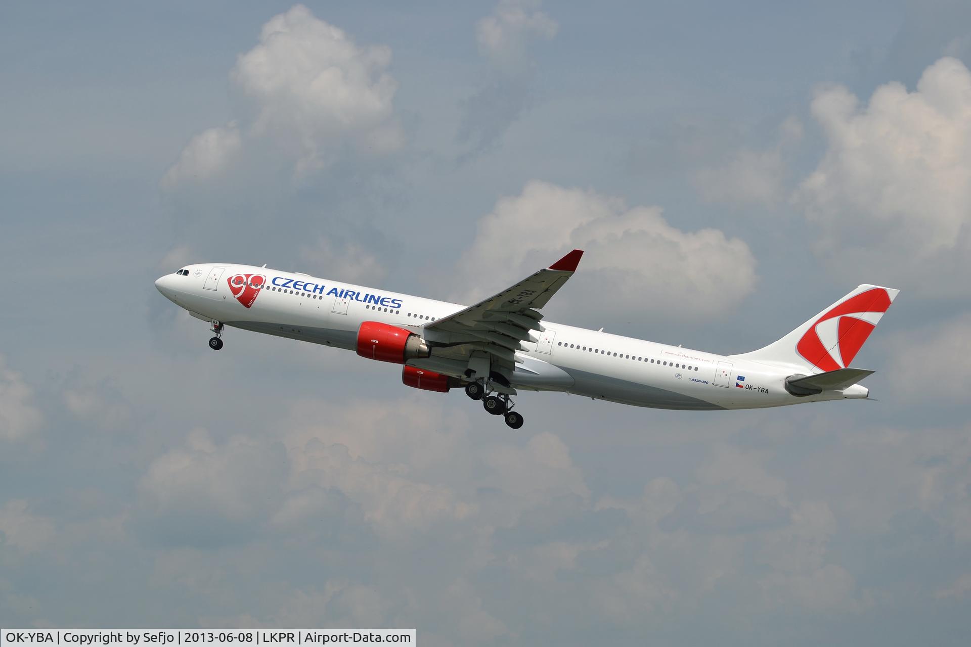 OK-YBA, 2001 Airbus A330-323X C/N 425, OK-YBA in LKPR