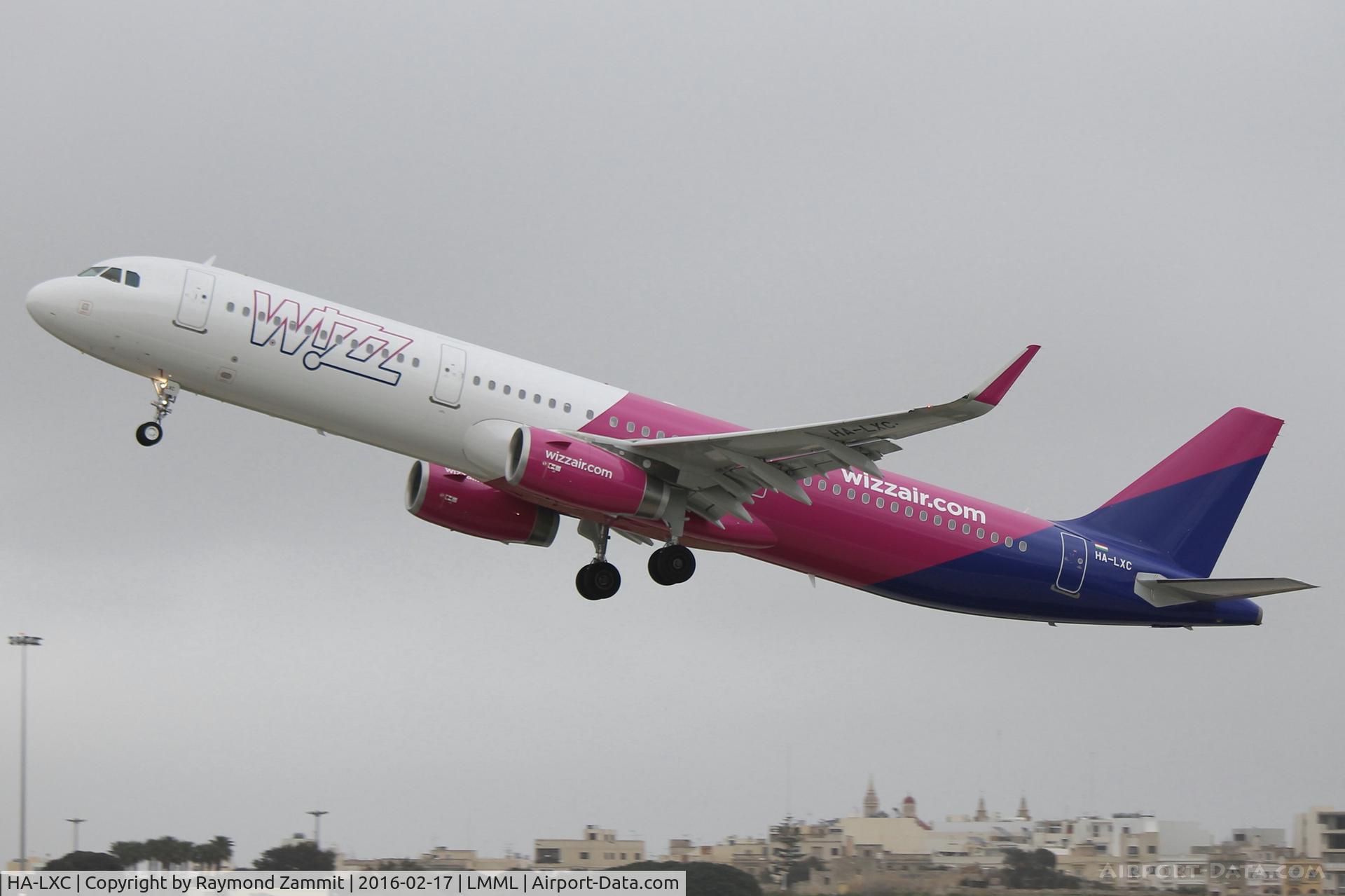 HA-LXC, 2016 Airbus A321-231 C/N 6976, A321 HA-LXC Wizzair