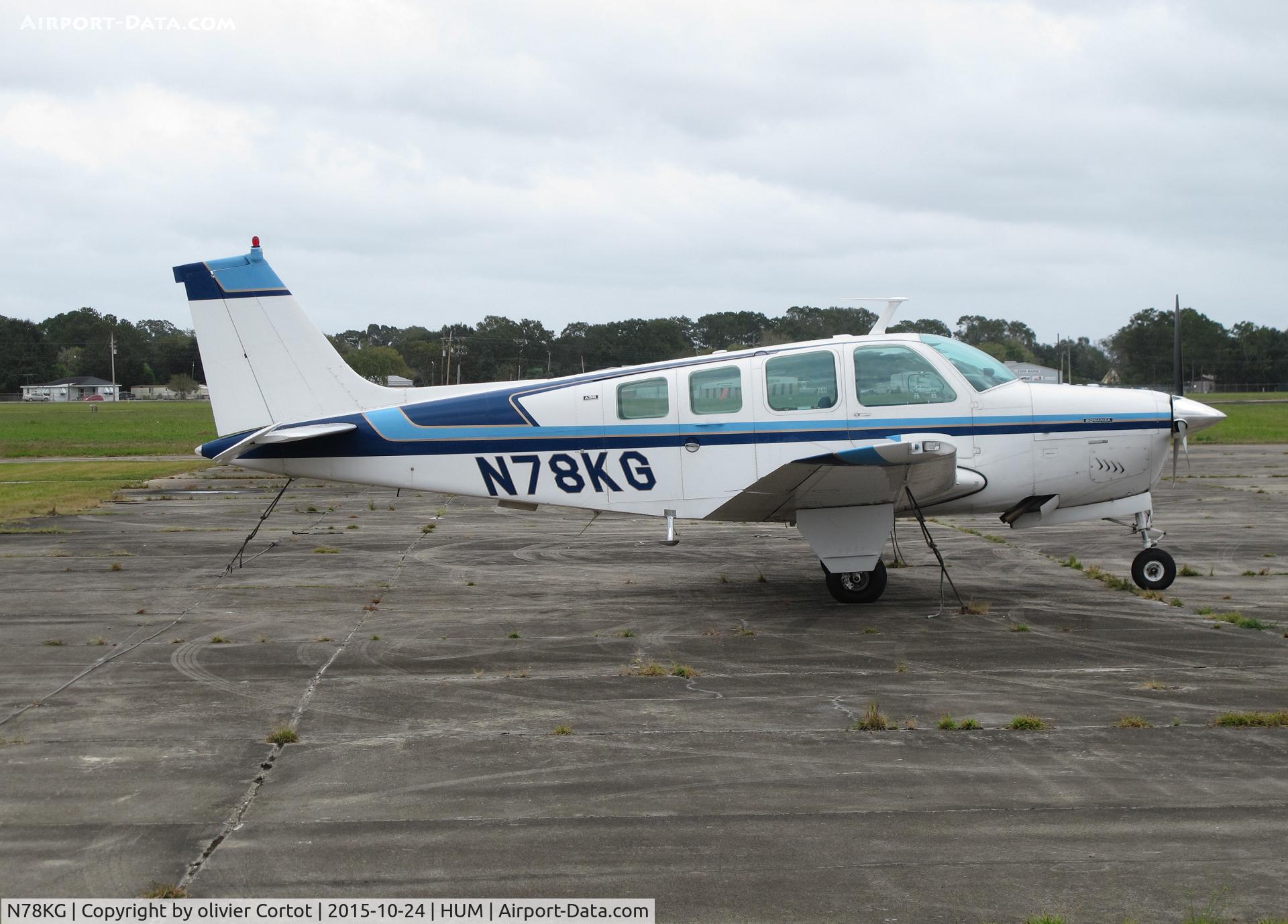 N78KG, 1975 Beech A36 Bonanza 36 C/N E-643, stormy weather