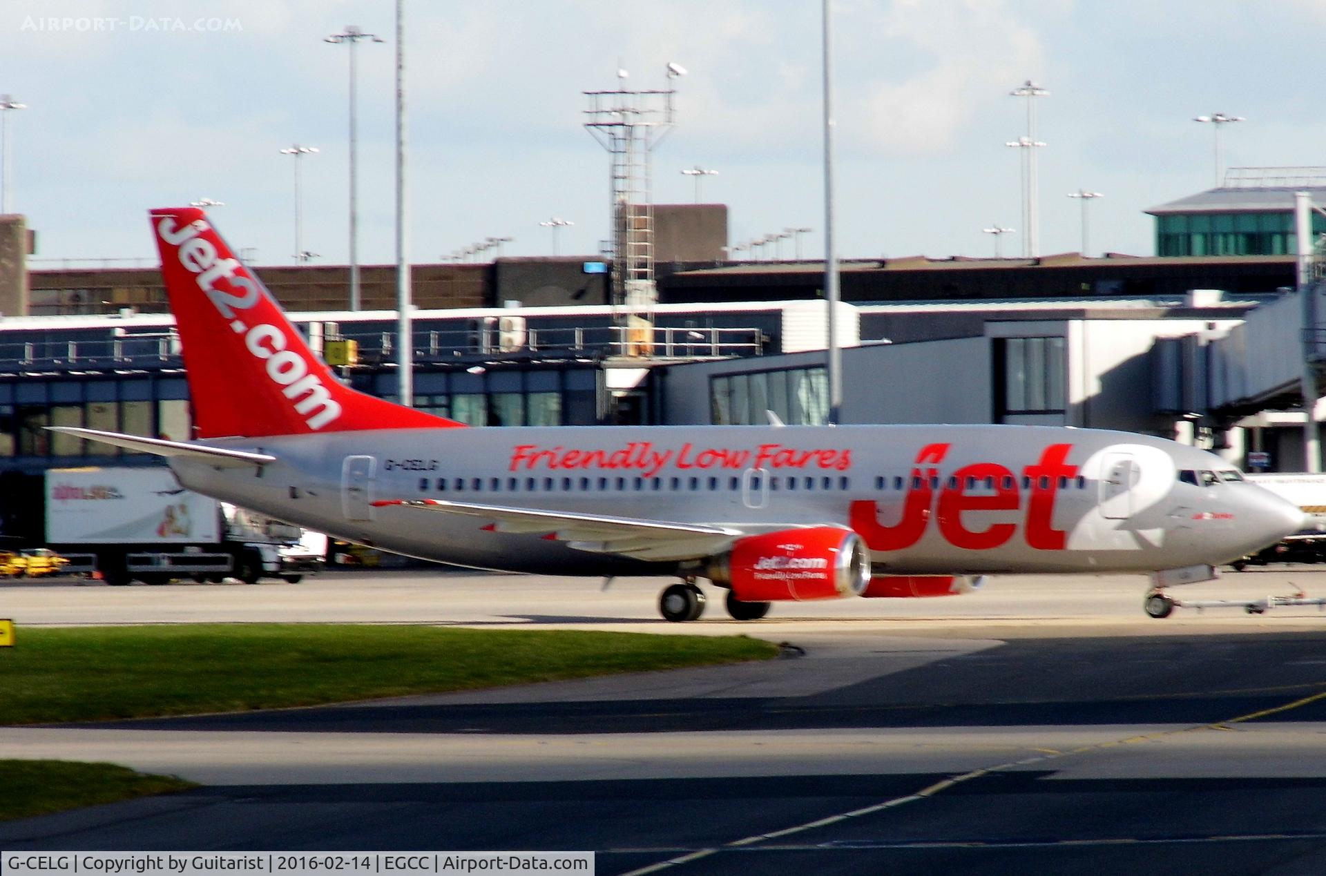 G-CELG, 1988 Boeing 737-377 C/N 24303, At Manchester