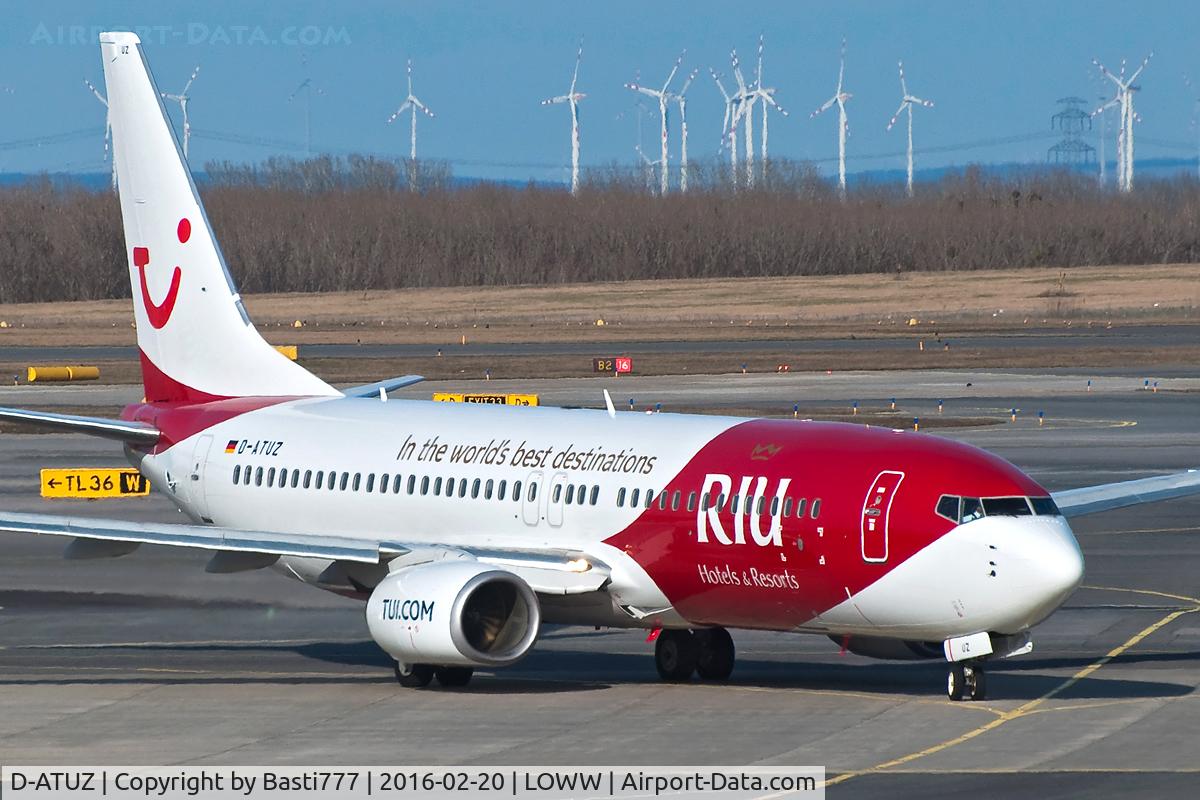 D-ATUZ, 2007 Boeing 737-8K5 C/N 34691, D-ATUZ@VIE
