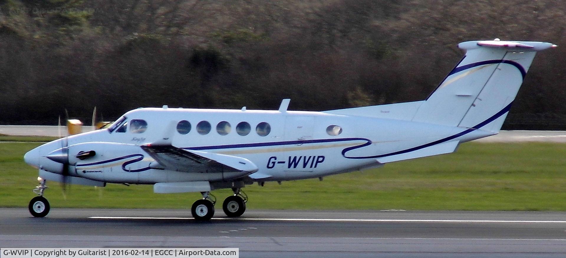 G-WVIP, 1980 Beech 200 Super King Air C/N BB-625, At Manchester