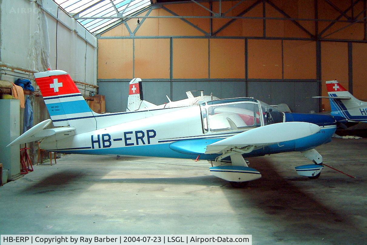 HB-ERP, 1969 Socata MS-883 Rallye 115 C/N 1364, Socata MS.883 Rallye 115 [1364] Lausanne-Blecherette~HB 23/07/2004
