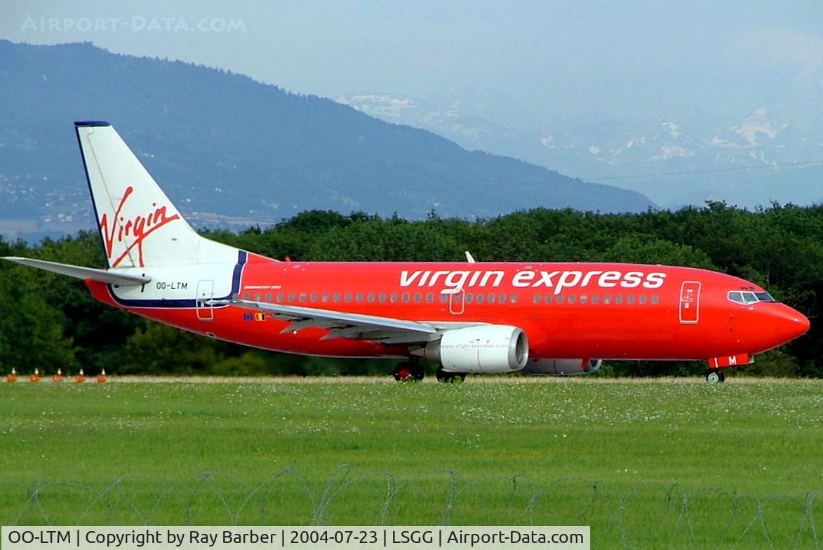 OO-LTM, 1991 Boeing 737-3M8 C/N 25070, Boeing 737-3M8 [25070] (Virgin Express) Geneva-International~HB 23/07/2004