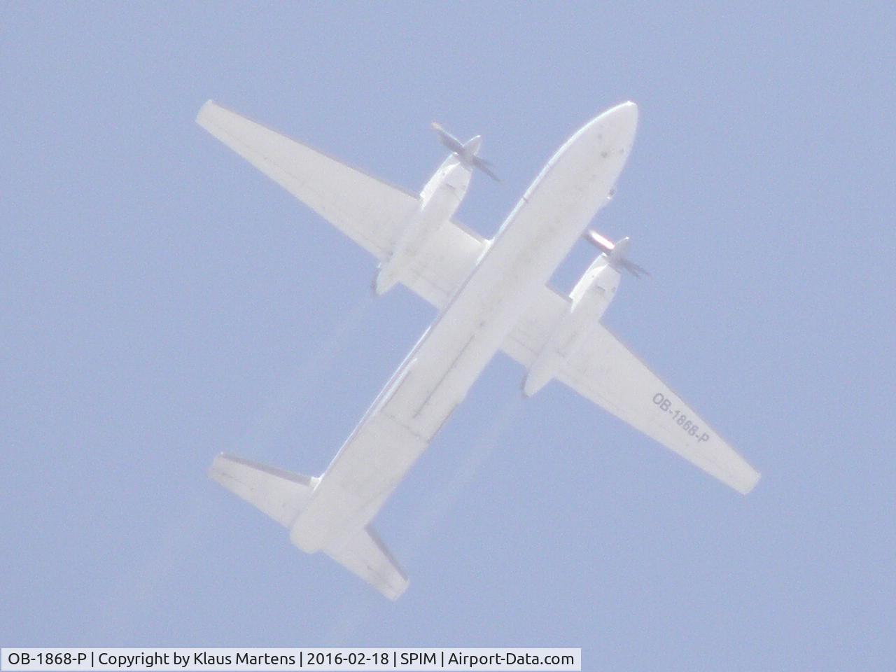 OB-1868-P, 1993 Antonov An-32B C/N 2802, Antonov over Lima