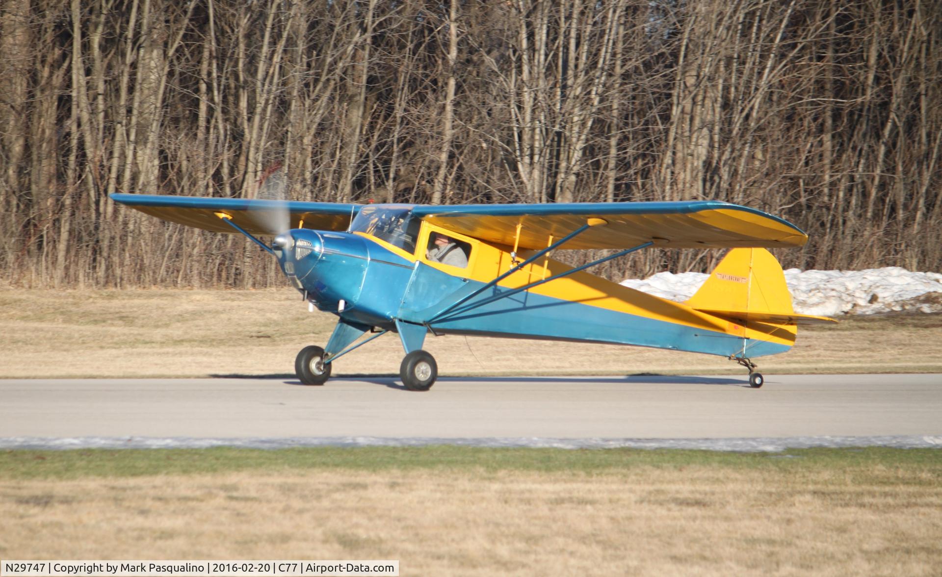 N29747, 1941 Taylorcraft BC12-65 C/N 2594, Taylorcraft BC12-65