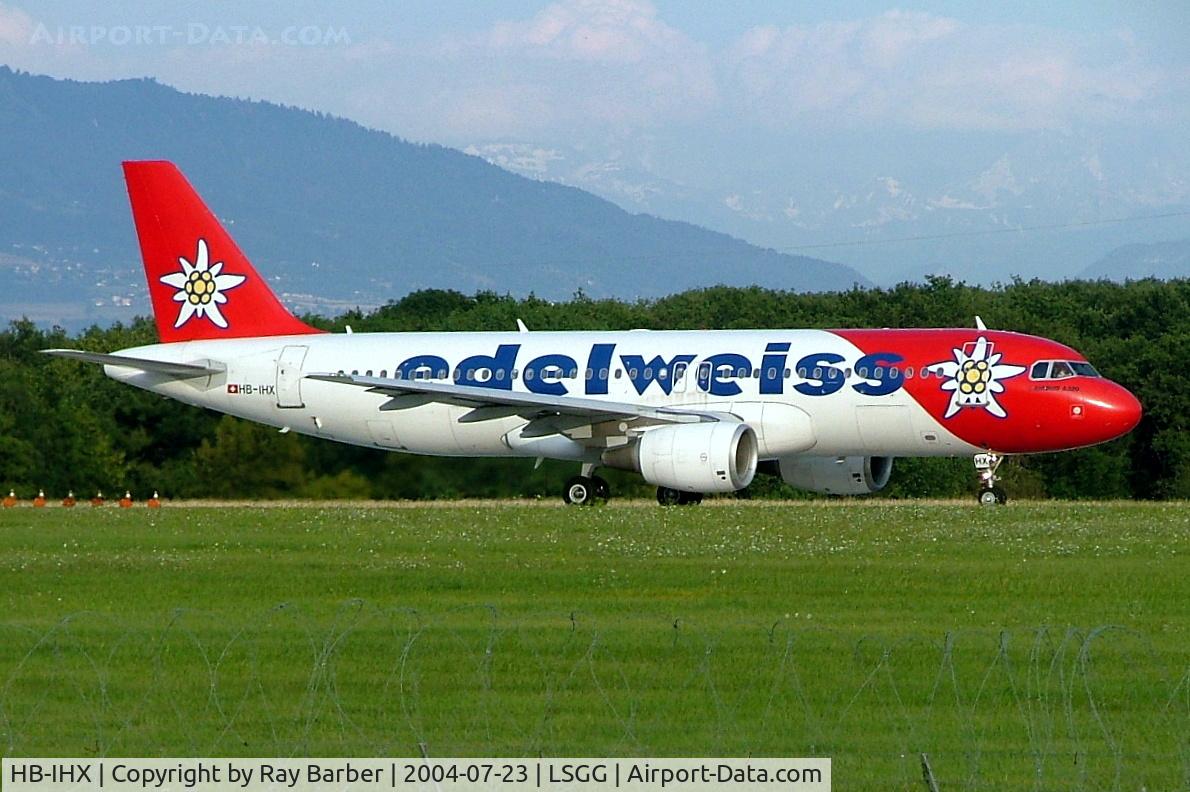 HB-IHX, 1998 Airbus A320-214 C/N 0942, Airbus A320-214 [0942] (Edelweiss Air) Geneva~HB 23/07/2004