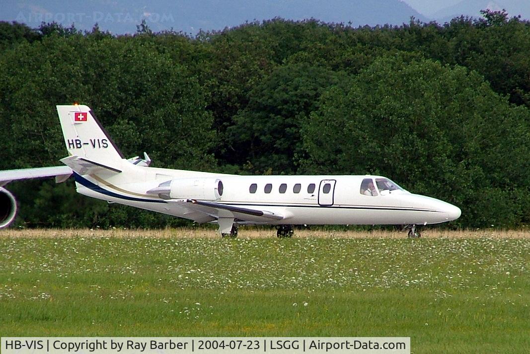 HB-VIS, 1982 Cessna 550 Citation Bravo C/N 550-0447, Cessna Citation II [550-0447] Geneva-International~HB 23/07/2004