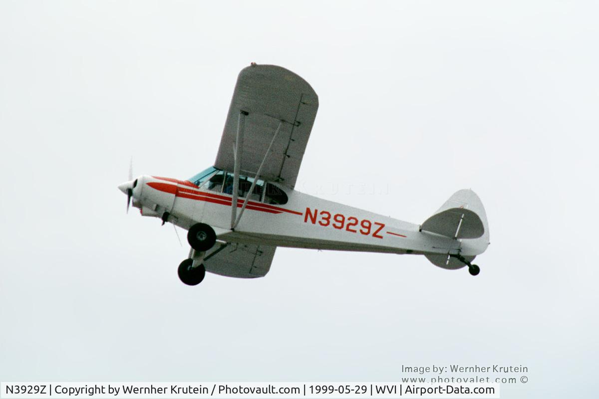 N3929Z, 1962 Piper PA-18-150 Super Cub C/N 18-7776, N3929Z in flight