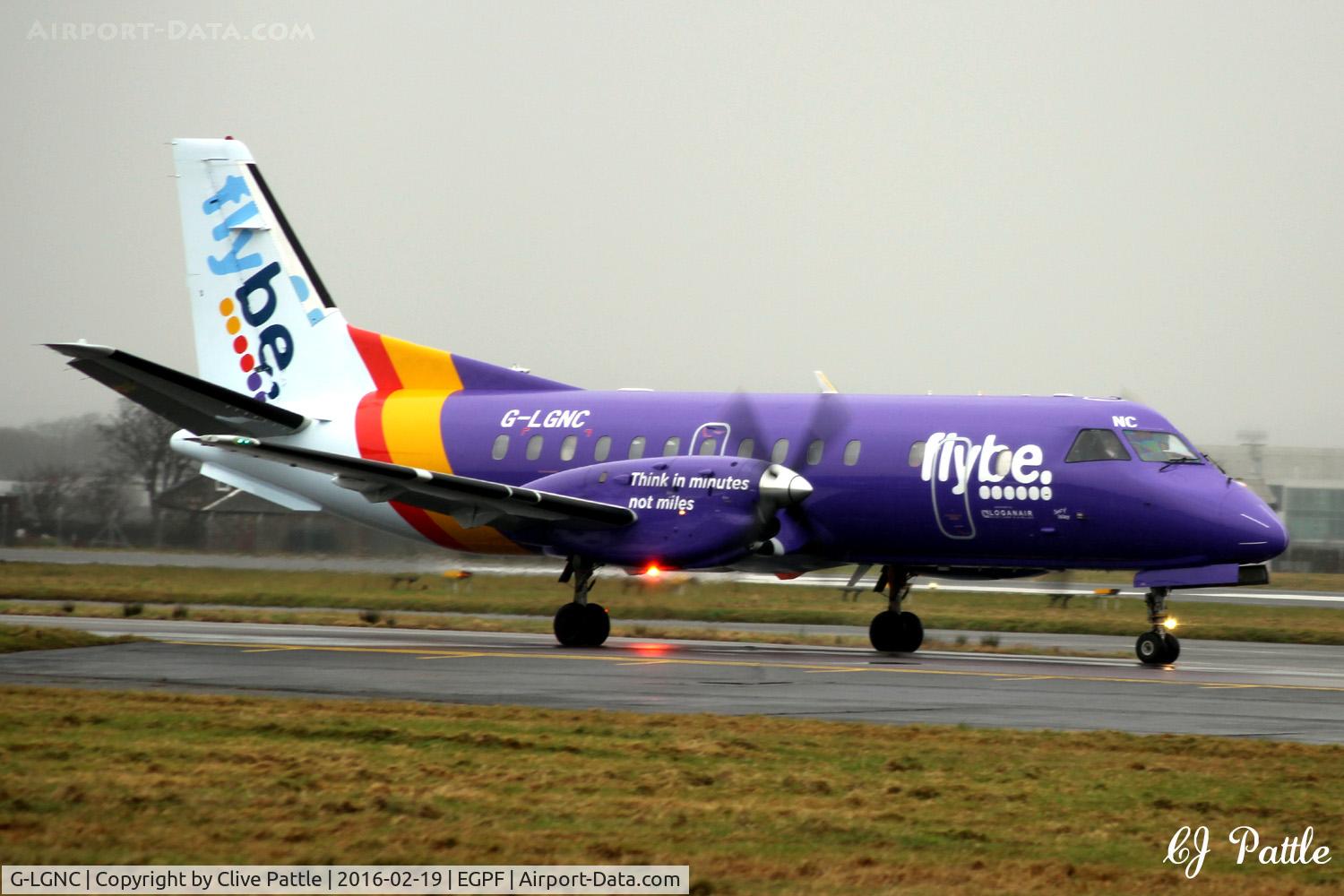 G-LGNC, 1992 Saab 340B C/N 340B-318, Taxi for departure from Glasgow EGPF