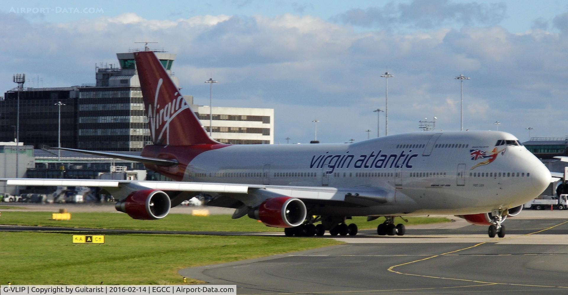 G-VLIP, 2001 Boeing 747-443 C/N 32338, At Manchester