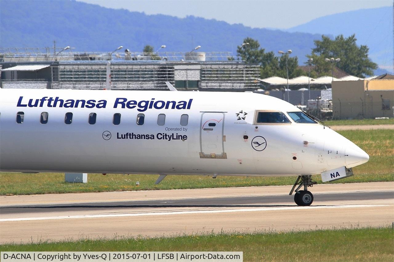 D-ACNA, 2009 Bombardier CRJ-900 NG (CL-600-2D24) C/N 15229, Canadair Regional Jet CRJ-900ER, Lining up prior take of rwy 15, Bâle-Mulhouse-Fribourg airport (LFSB-BSL)
