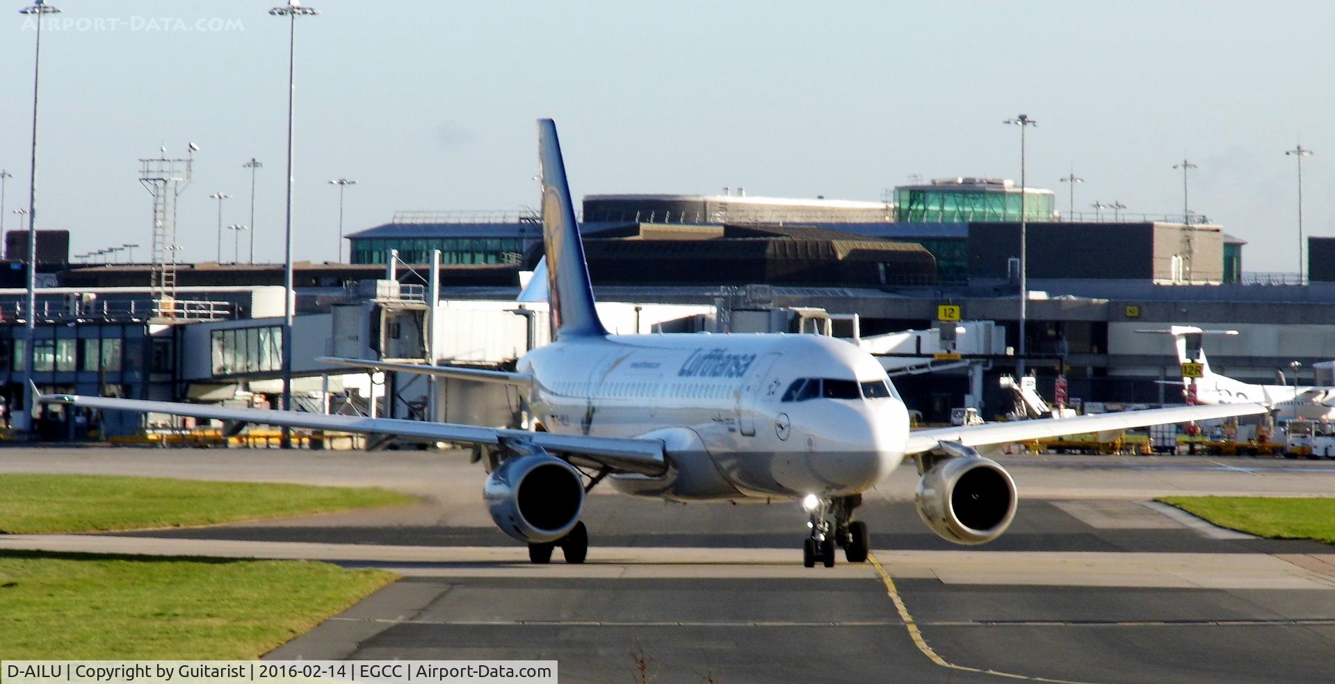 D-AILU, 1997 Airbus A319-114 C/N 744, At Manchester