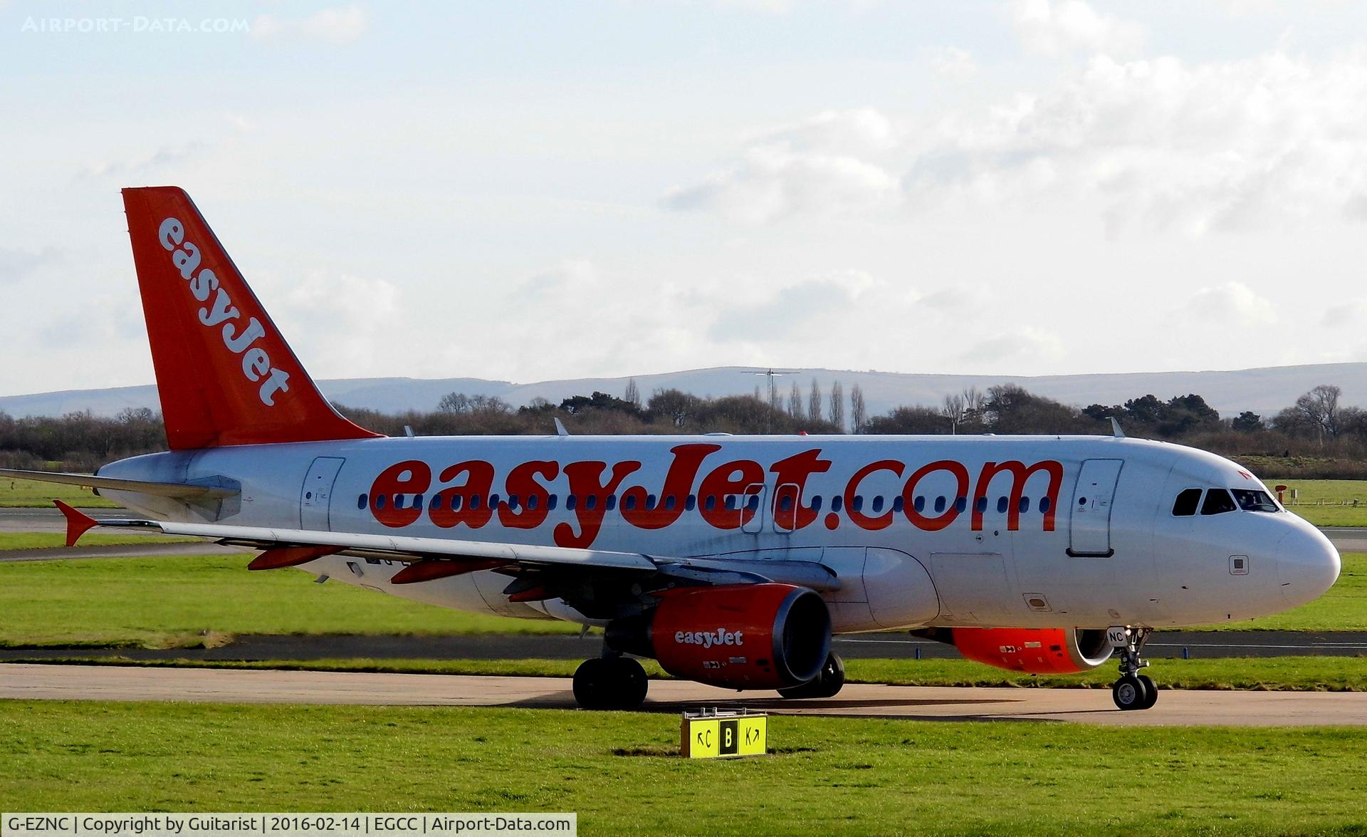 G-EZNC, 2003 Airbus A319-111 C/N 2050, At Manchester