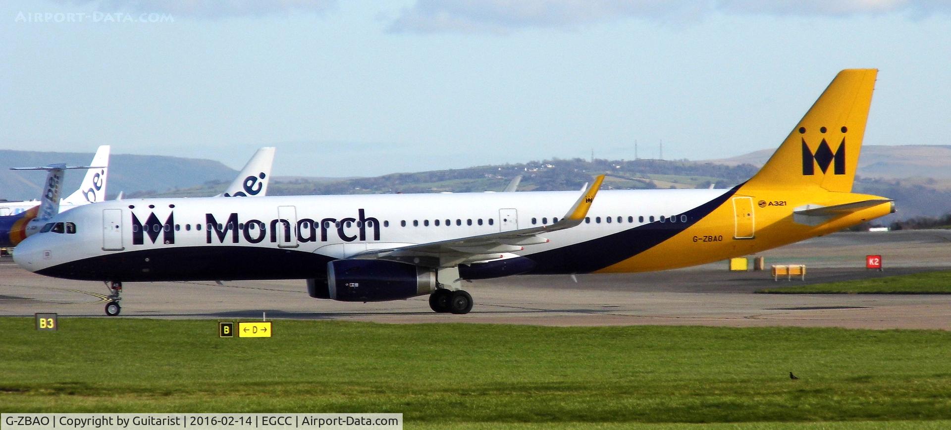 G-ZBAO, 2014 Airbus A321-231 C/N 6126, At Manchester