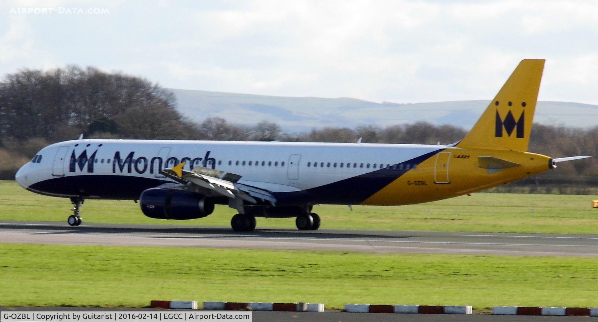 G-OZBL, 1998 Airbus A321-231 C/N 864, At Manchester