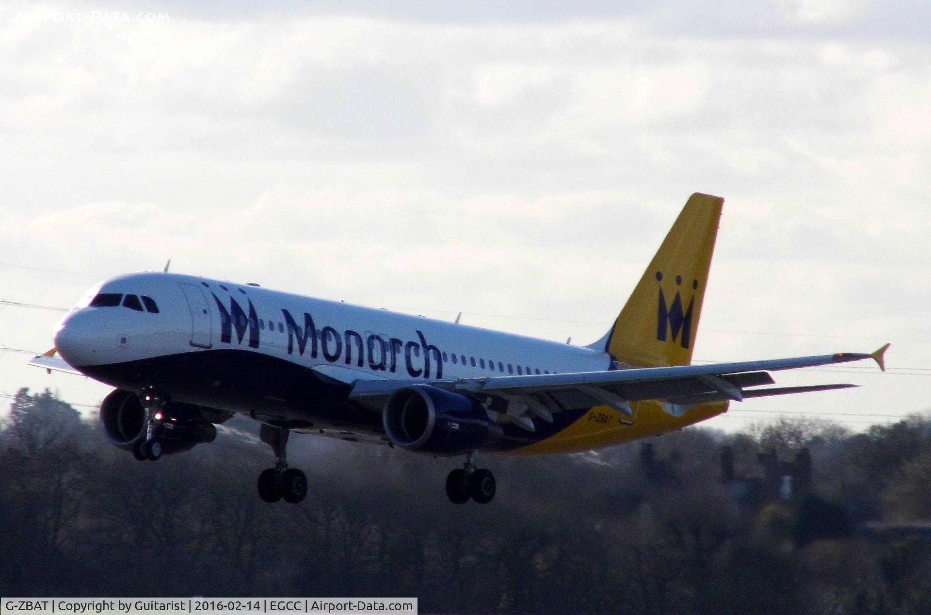 G-ZBAT, 2007 Airbus A320-214 C/N 3278, At Manchester