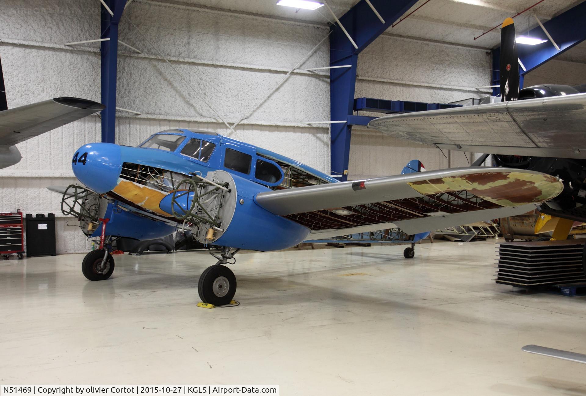 N51469, 1944 Cessna UC-78B (T-50) Bobcat C/N 6644, extensive work on this bobcat