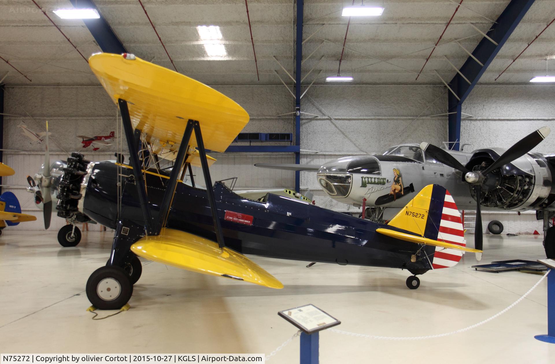 N75272, Boeing A75N1(PT17) C/N 75-8111, Lone star museum
