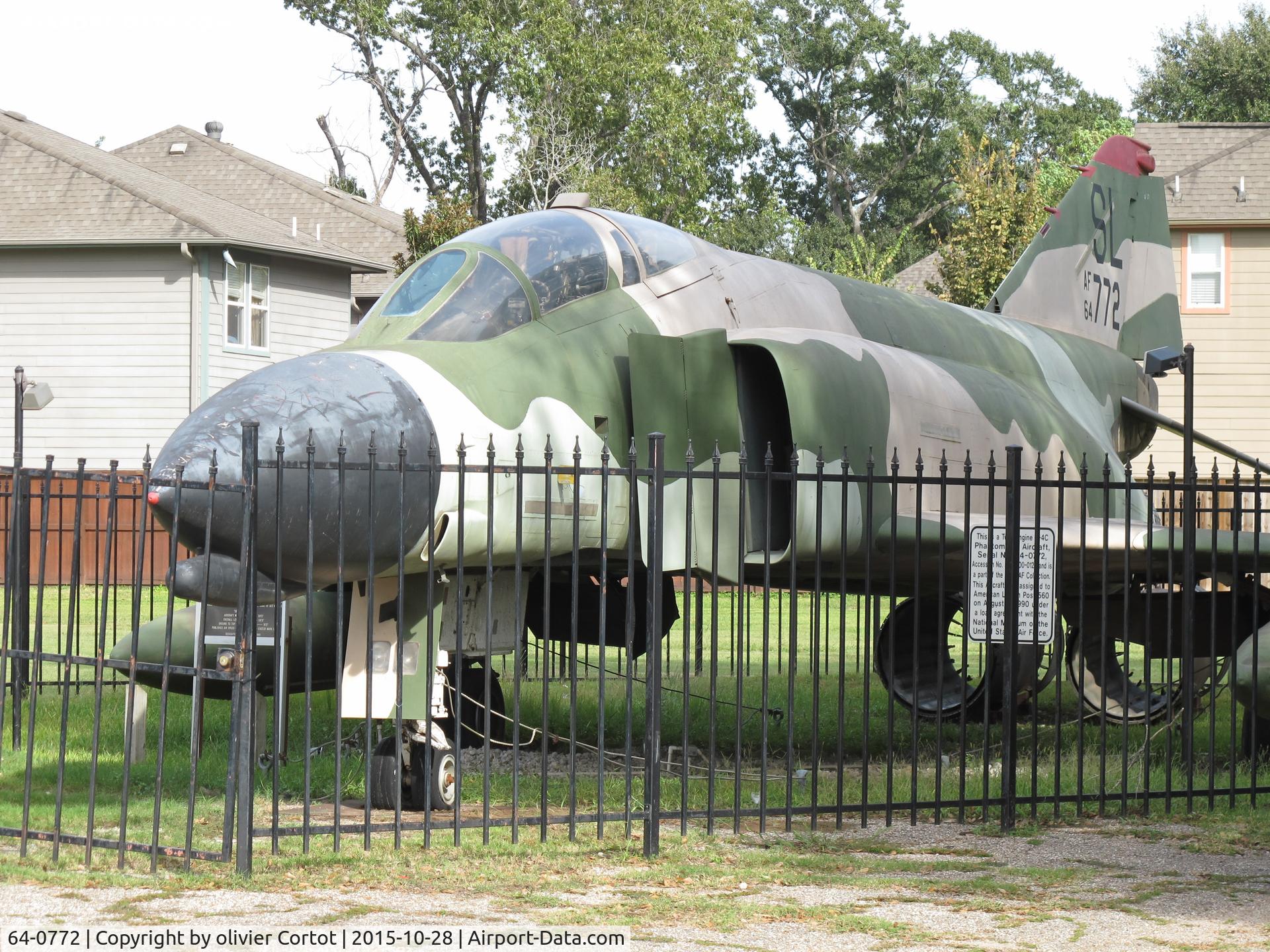 64-0772, 1964 McDonnell GF-4C Phantom II C/N 1072, Somewhere in Houston