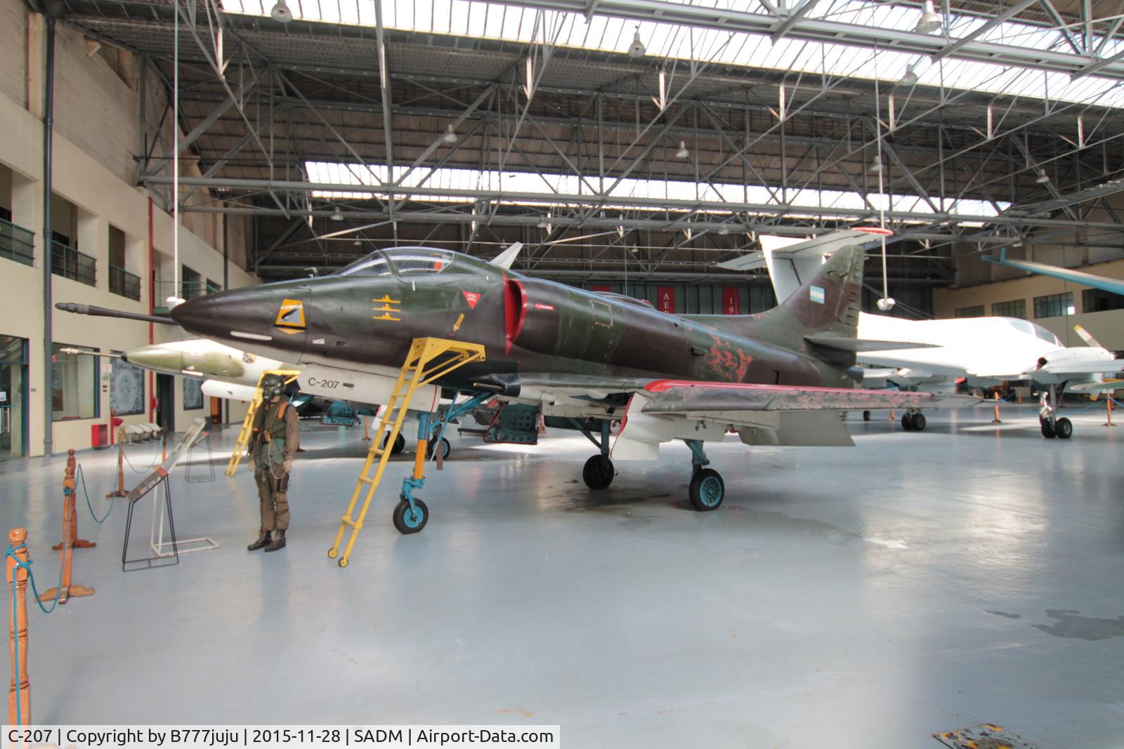 C-207, Douglas A-4P Skyhawk C/N 11750, at Museo Nacional de Aeronautica