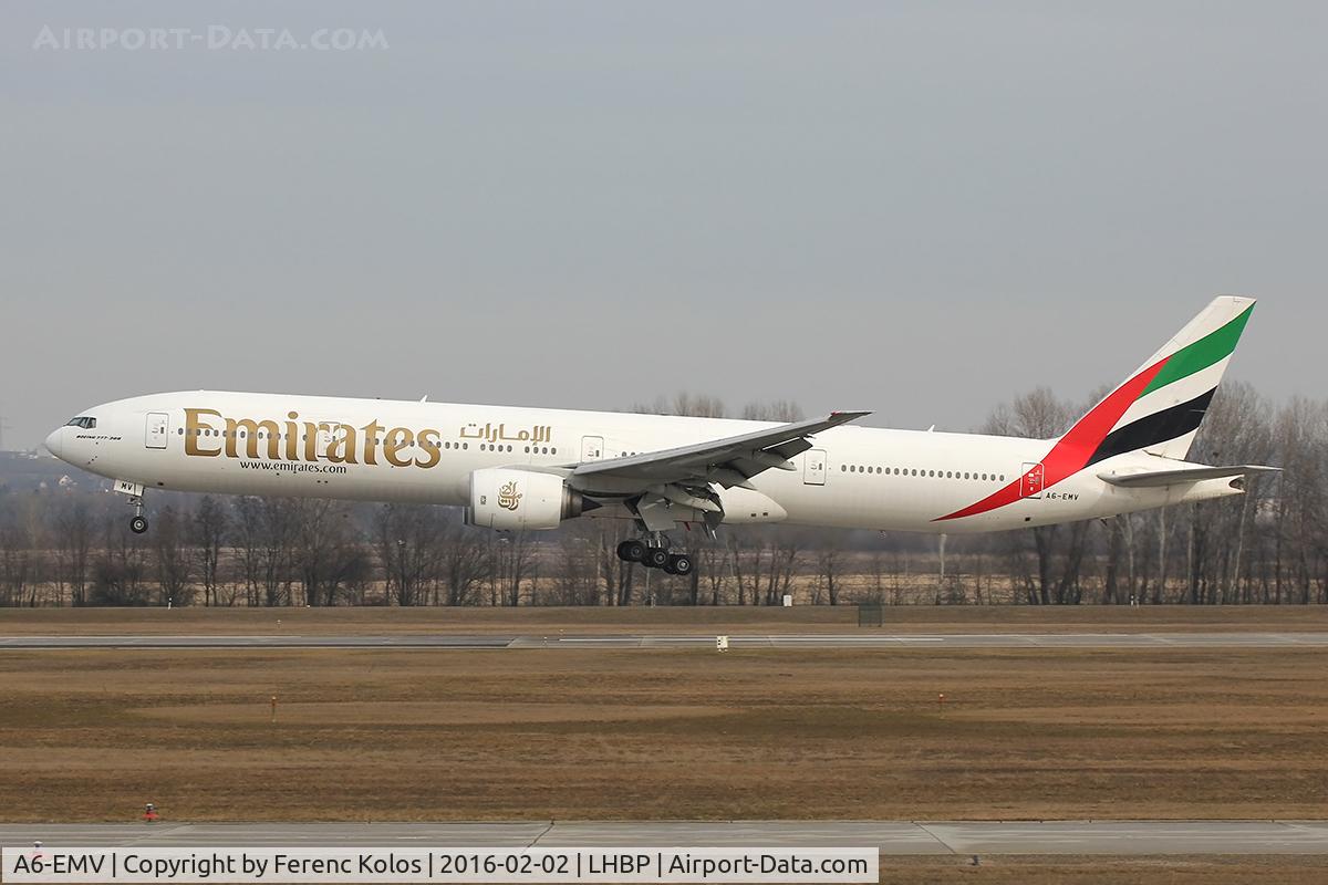 A6-EMV, 2003 Boeing 777-31H C/N 28687, Ferihegy