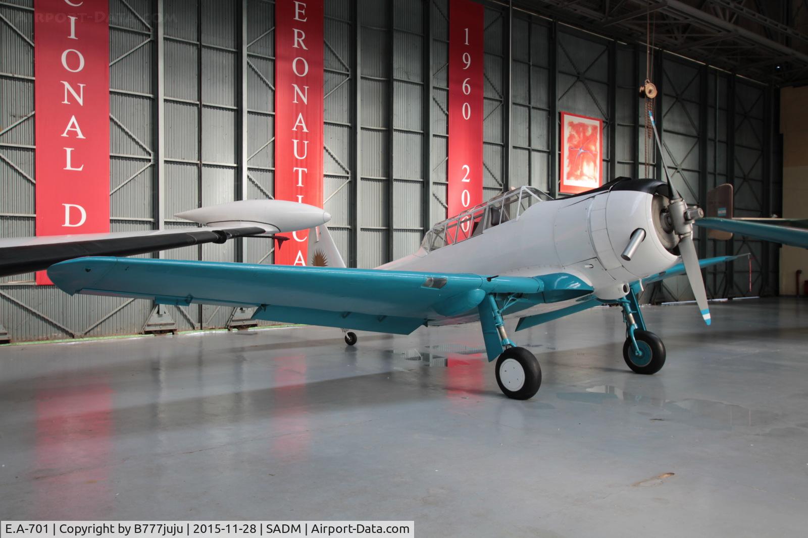 E.A-701, FMA I.Ae 22 DC C/N 728, at Museo Nacional de Aeronautica