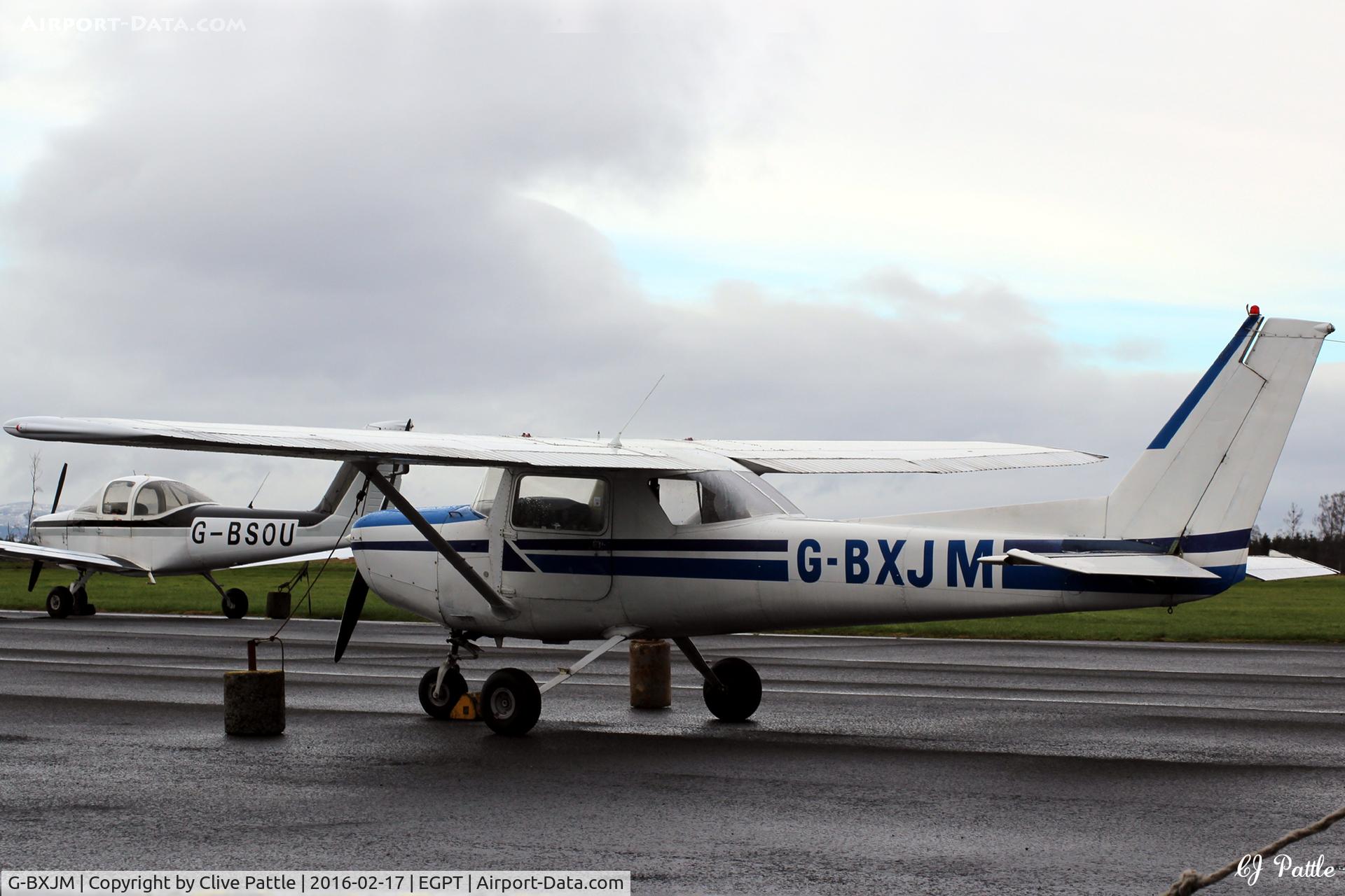 G-BXJM, 1978 Cessna 152 C/N 152-82380, Parked up at Perth EGPT