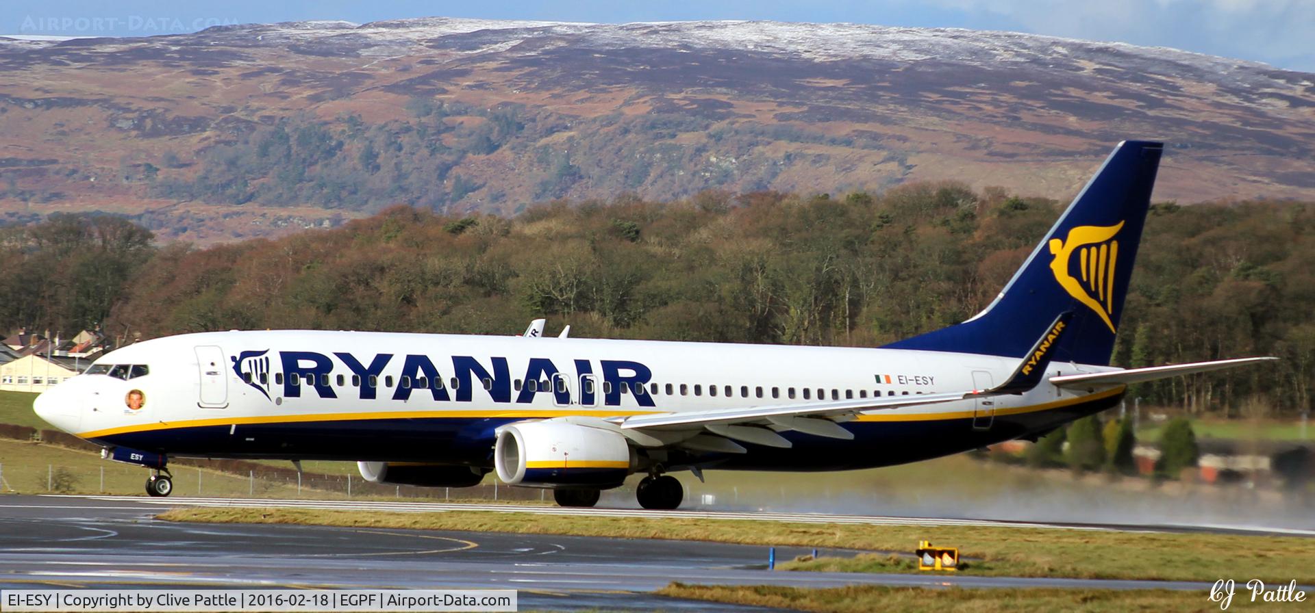 EI-ESY, 2011 Boeing 737-8AS C/N 34999, Holding for departure at Glasgow EGPF