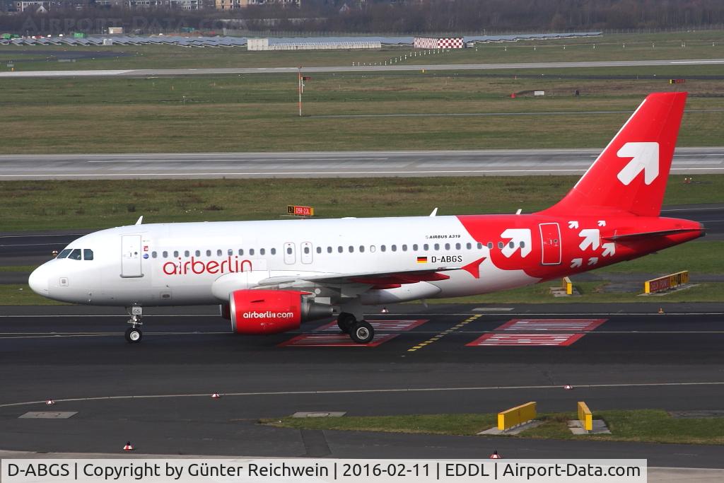 D-ABGS, 2009 Airbus A319-112 C/N 3865, Taxiing
