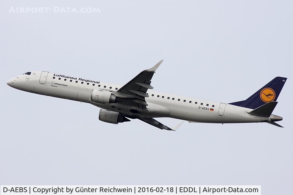 D-AEBS, 2012 Embraer 195LR (ERJ-190-200LR) C/N 19000565, Climbing