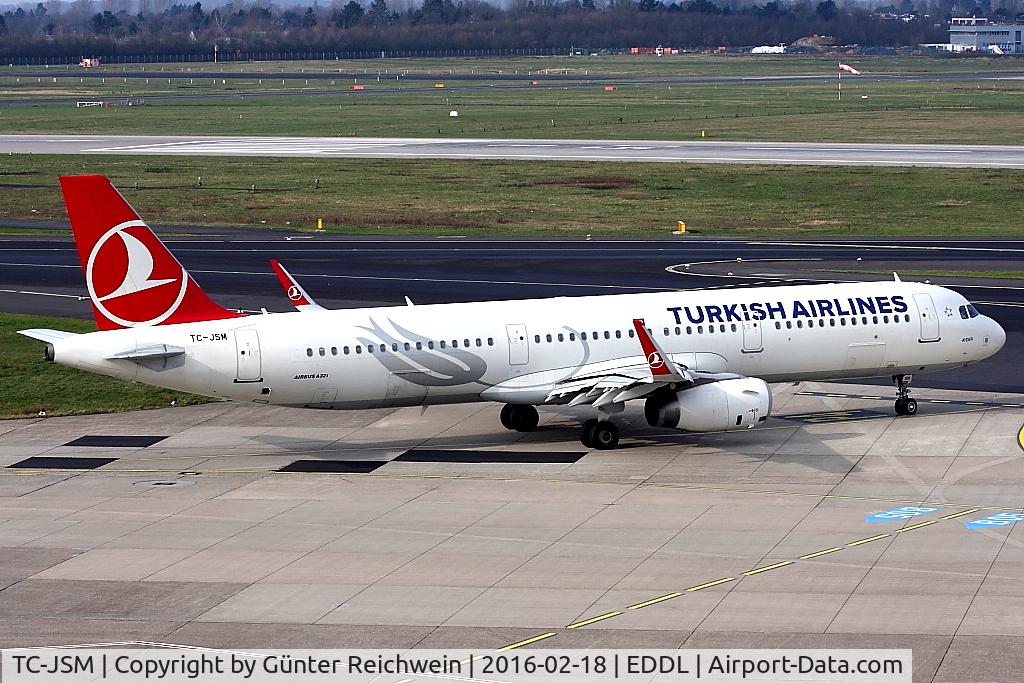 TC-JSM, 2013 Airbus A321-231 C/N 5689, Departing