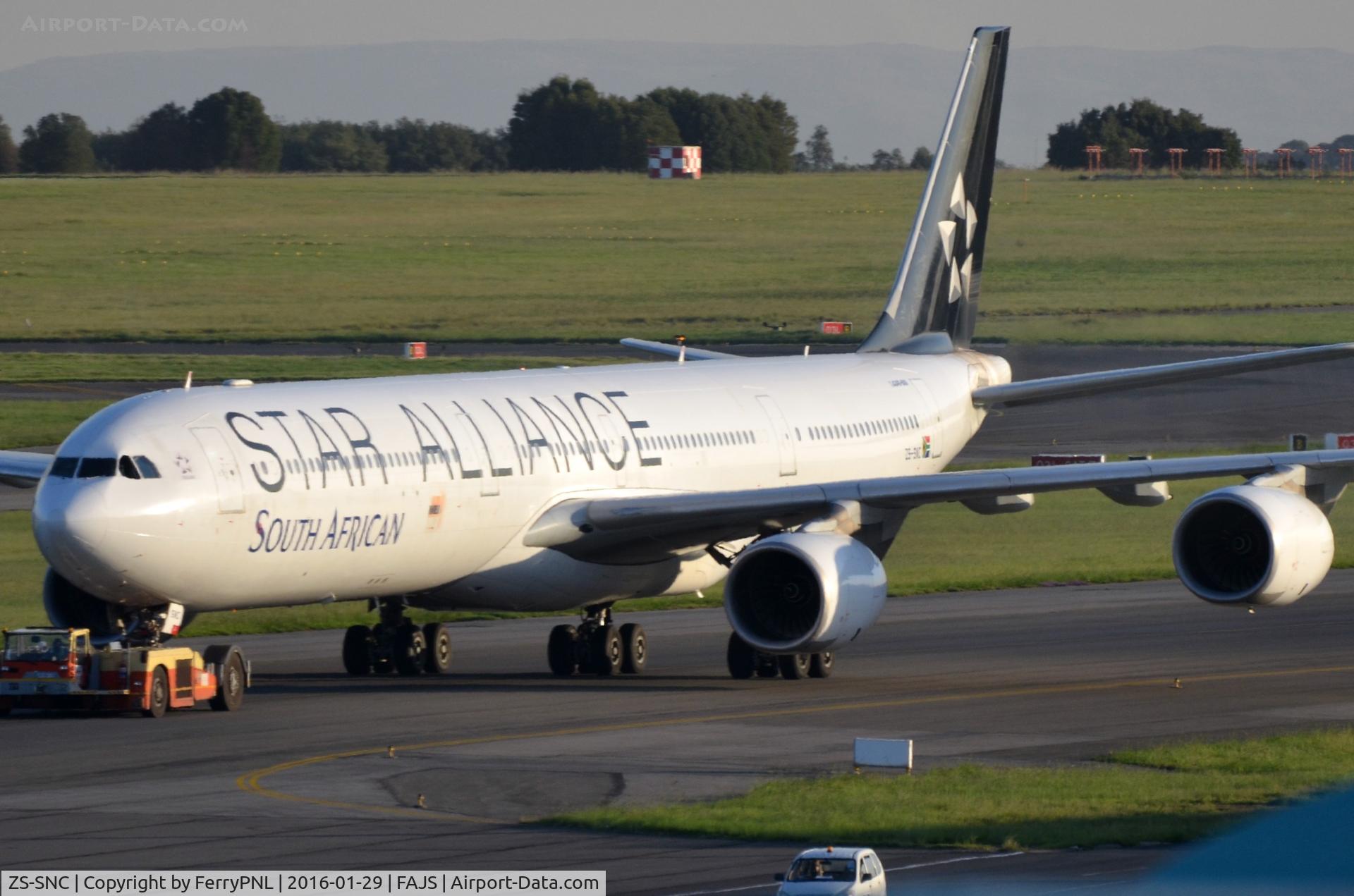 ZS-SNC, 2003 Airbus A340-642 C/N 426, SAA A346 in Star Alliance c/s