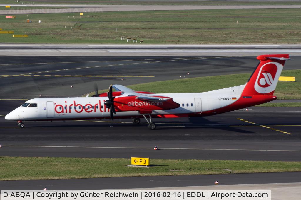 D-ABQA, 2008 De Havilland Canada DHC-8-402Q Dash 8 C/N 4223, Arriving