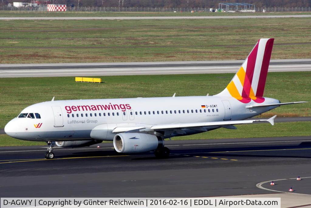 D-AGWY, 2013 Airbus A319-132 C/N 5941, Taxiing to the runway for take off