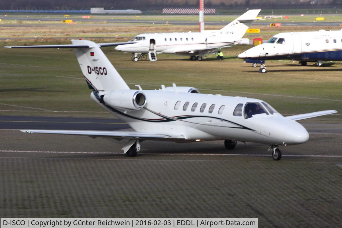 D-ISCO, 2003 Cessna 525A CitationJet CJ2 C/N 525A-0151, At DUS General Avaition Terminal