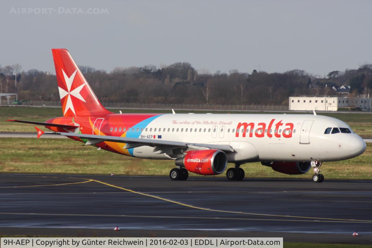 9H-AEP, 2007 Airbus A320-214 C/N 3056, taxiing