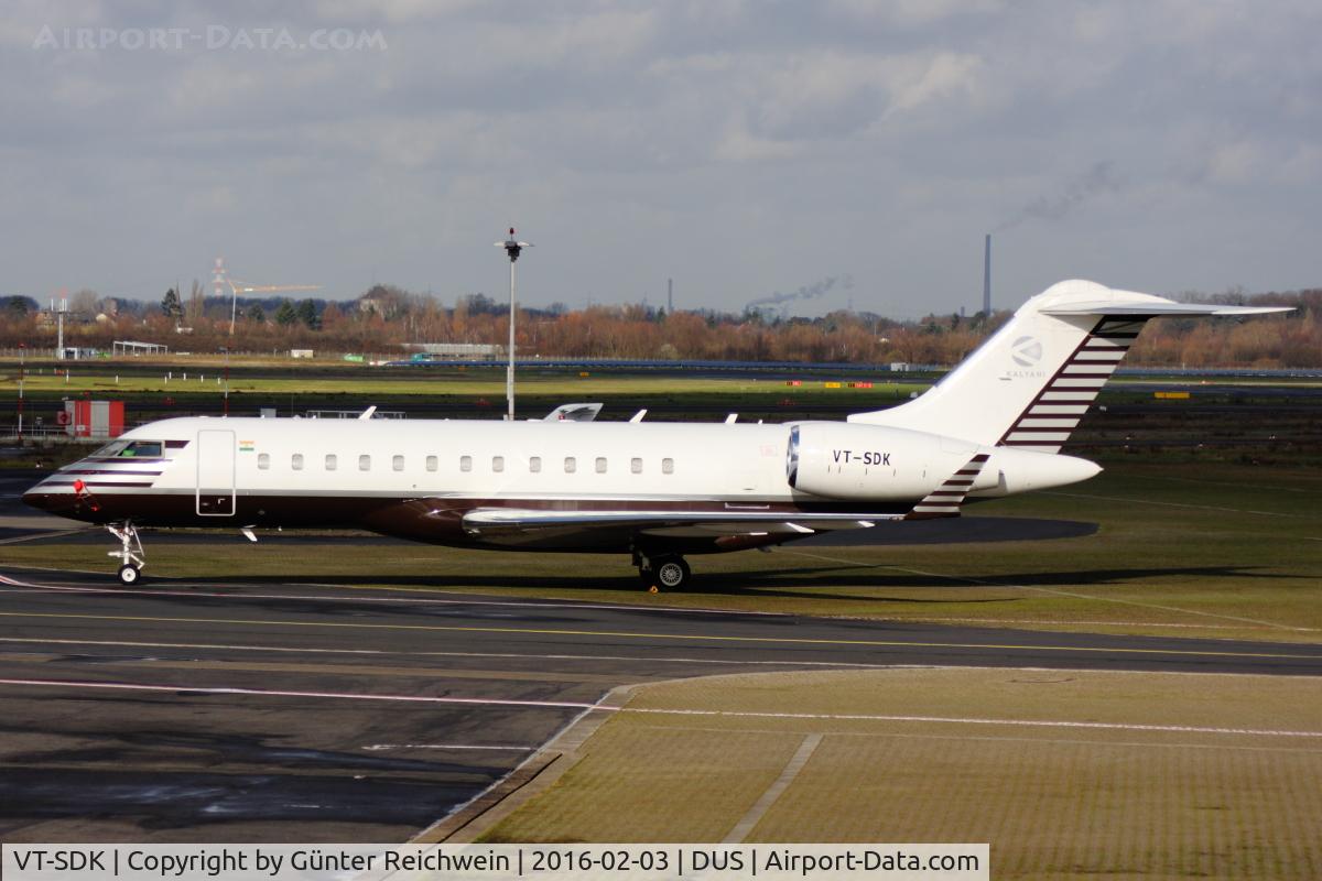 VT-SDK, 2007 Bombardier BD-700 1A10 Global Express C/N 9228, New Indian registration - used to be N288Z