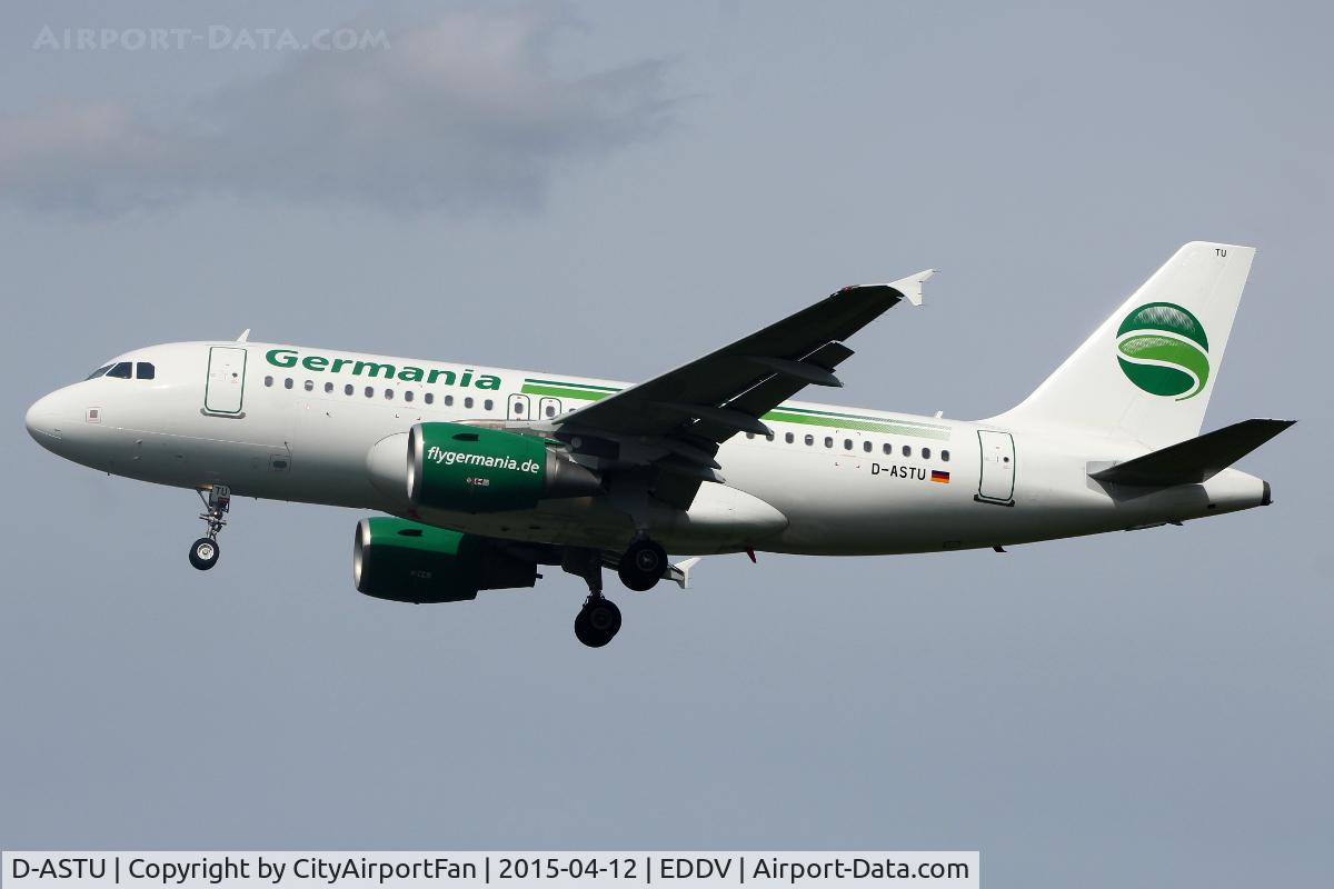 D-ASTU, 2008 Airbus A319-112 C/N 3533, Germania (GMI/ST)
