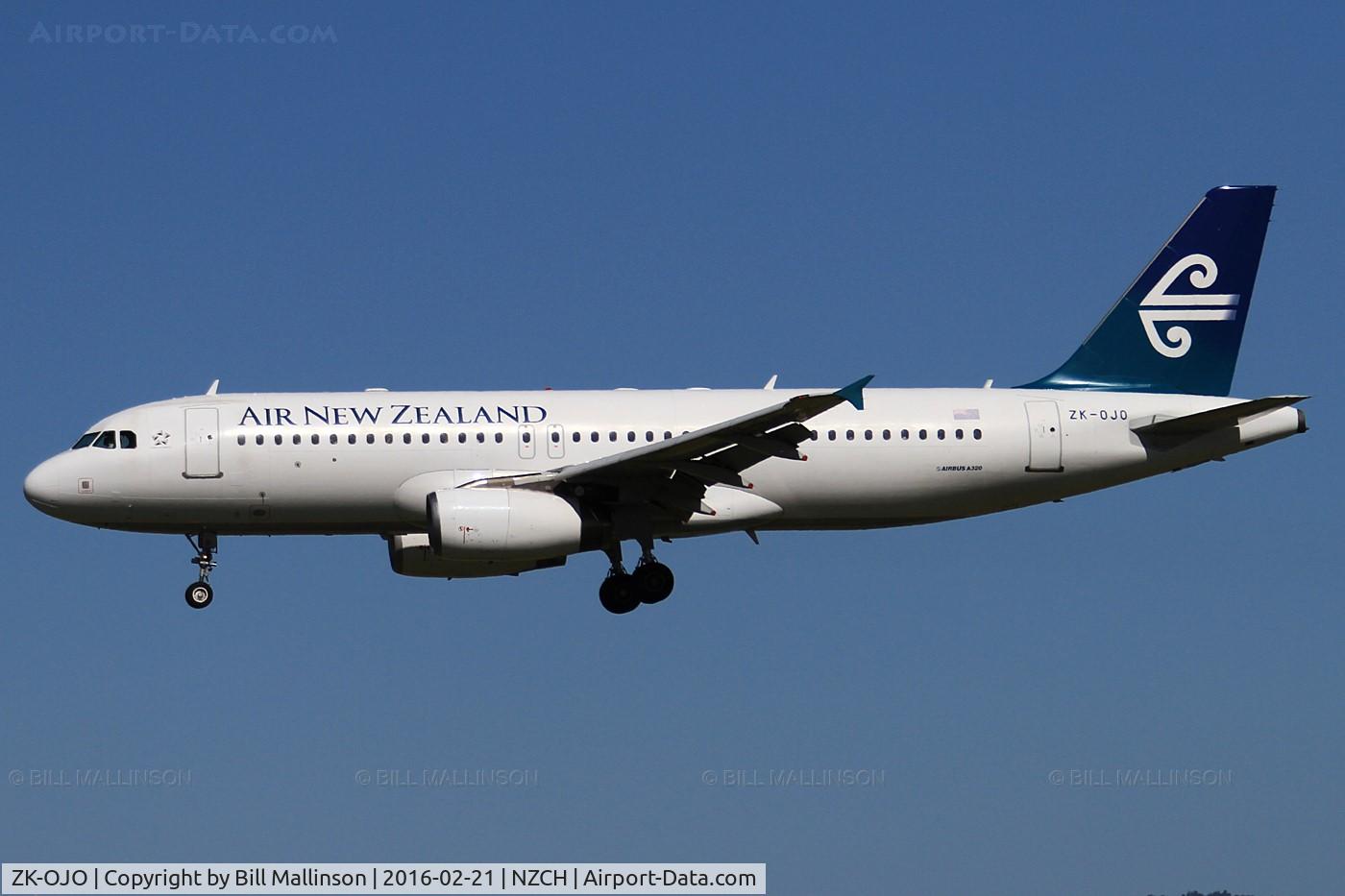 ZK-OJO, 2006 Airbus A320-232 C/N 2663, NZ1211 from WLG