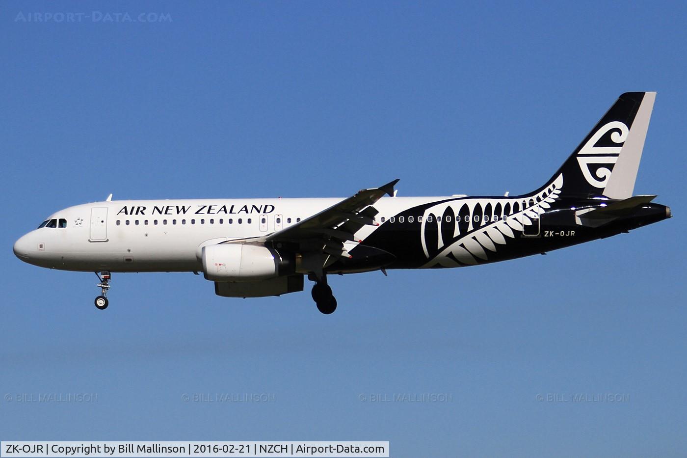 ZK-OJR, 2011 Airbus A320-232 C/N 4884, NZ539 from AKL