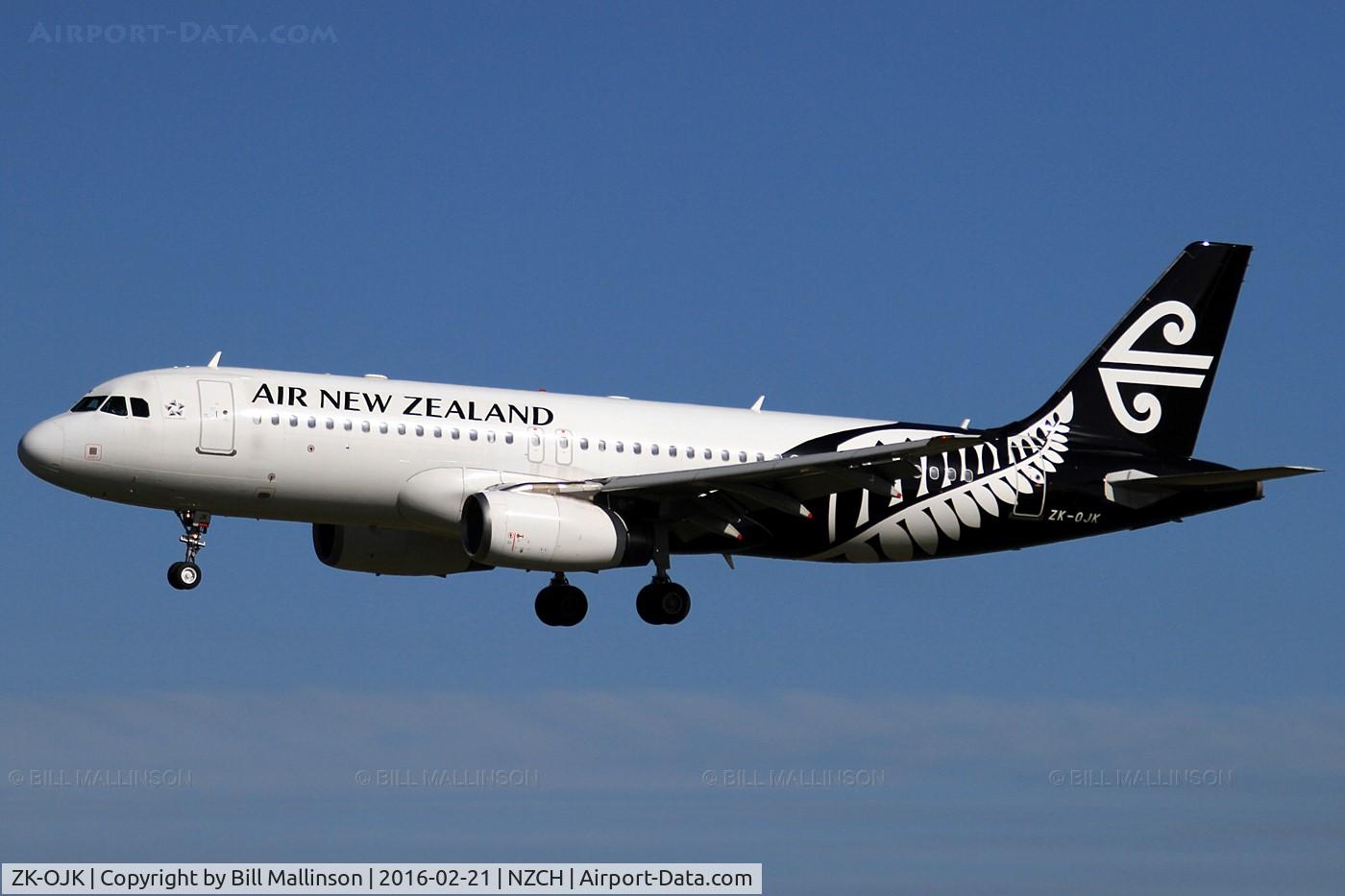 ZK-OJK, Airbus A320-232 C/N 2445, NZ896 from MEL