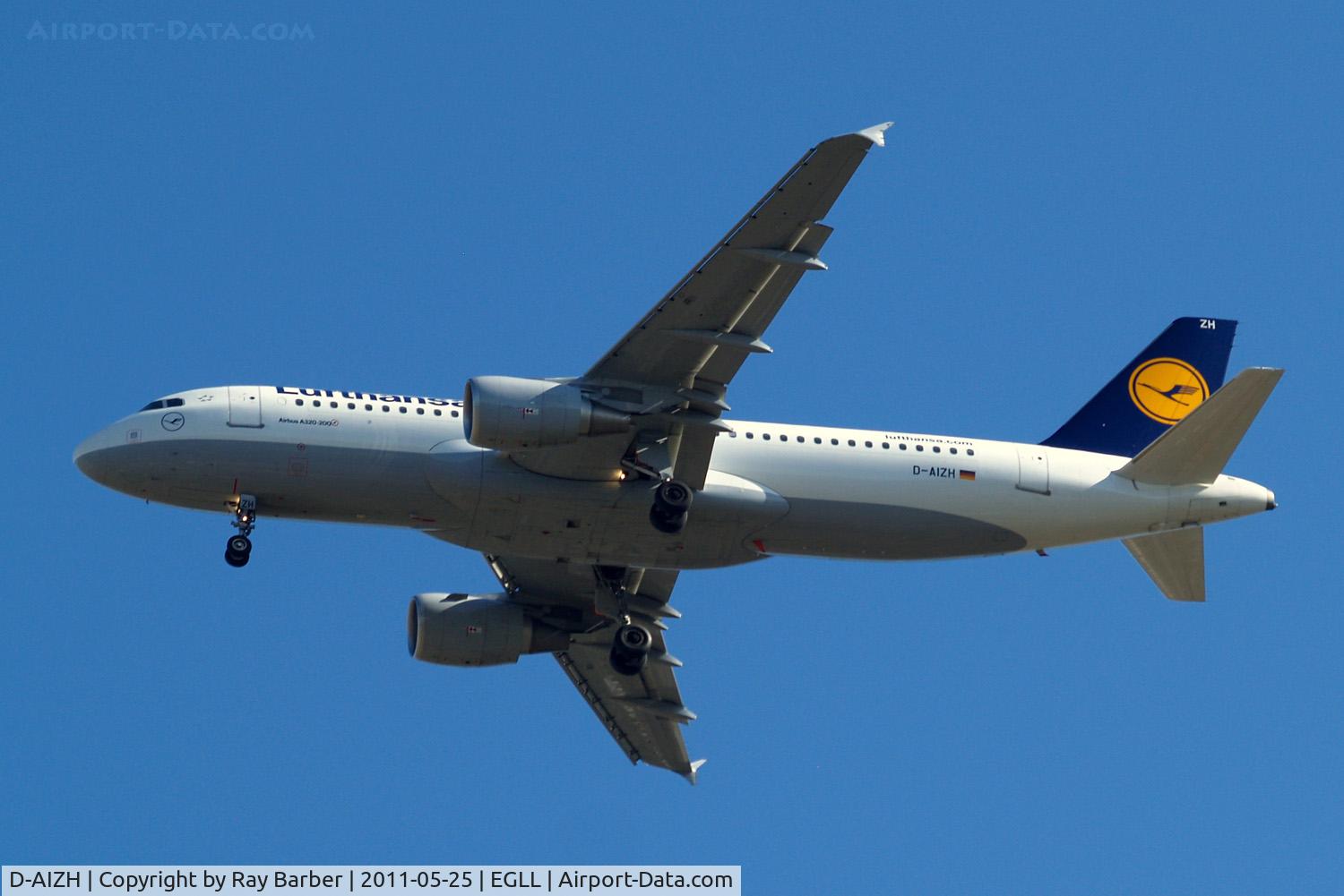 D-AIZH, 2010 Airbus A320-214 C/N 4363, Airbus A320-214 [4363] (Lufthansa) Home~G 25/05/2011. On approach 27R.