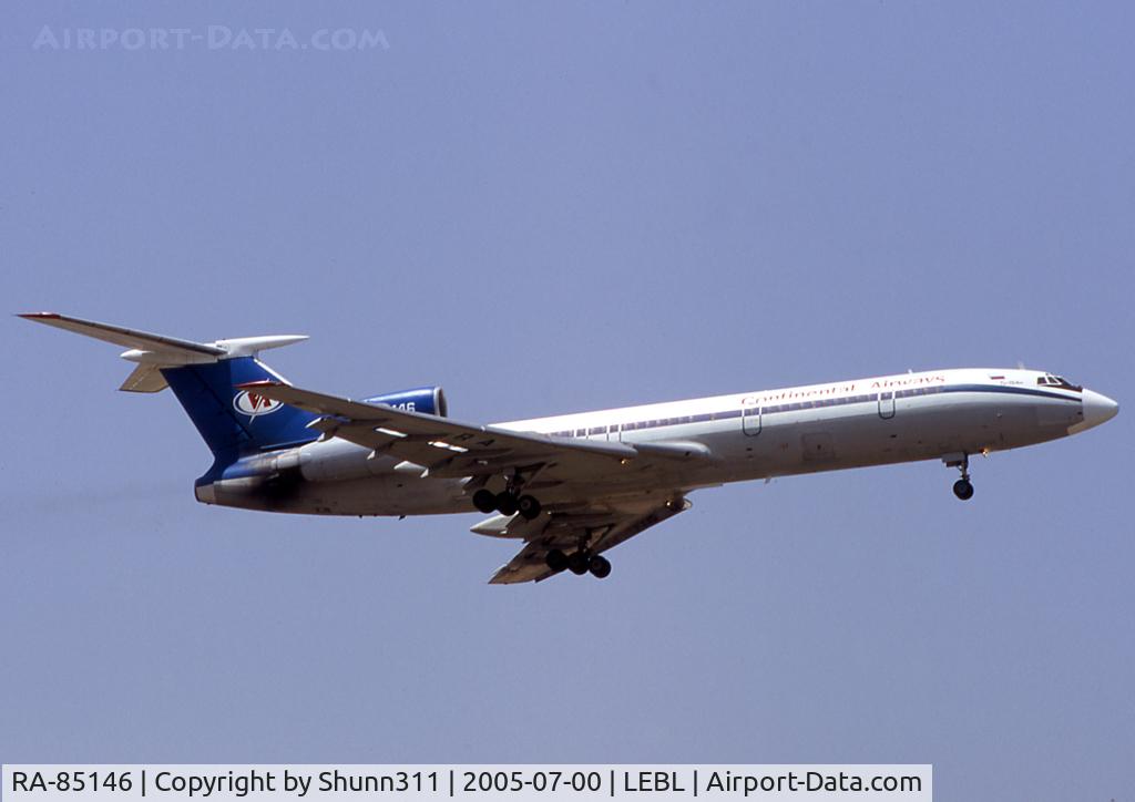 RA-85146, 1986 Tupolev Tu-154M C/N 86A724, Landing rwy 07